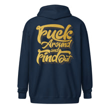 Load image into Gallery viewer, "F*** AROUND & FIND OUT" UNISEX Hoodie MULTICOLORED OPTIONS
