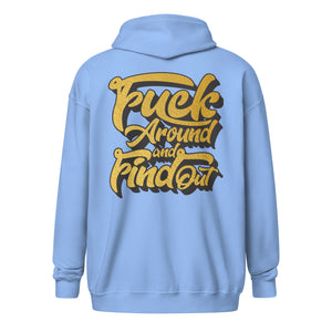 "F*** AROUND & FIND OUT" UNISEX Hoodie MULTICOLORED OPTIONS