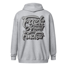 Load image into Gallery viewer, &quot;F*** AROUND &amp; FIND OUT&quot; UNISEX Hoodie MUTLICOLORED OPTIONS
