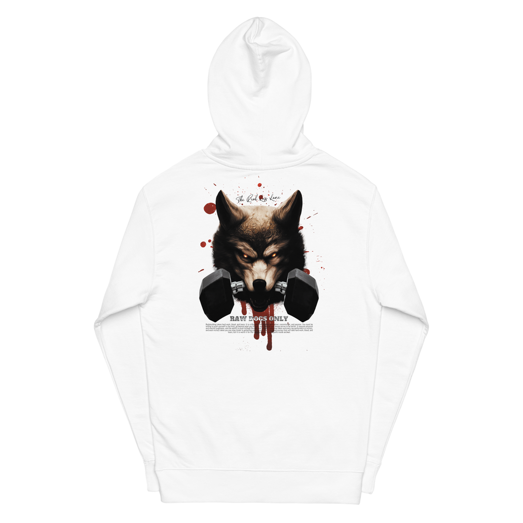 Raw Dogs Only Wolf Hoodie